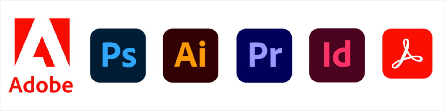 Adobe Suite logos