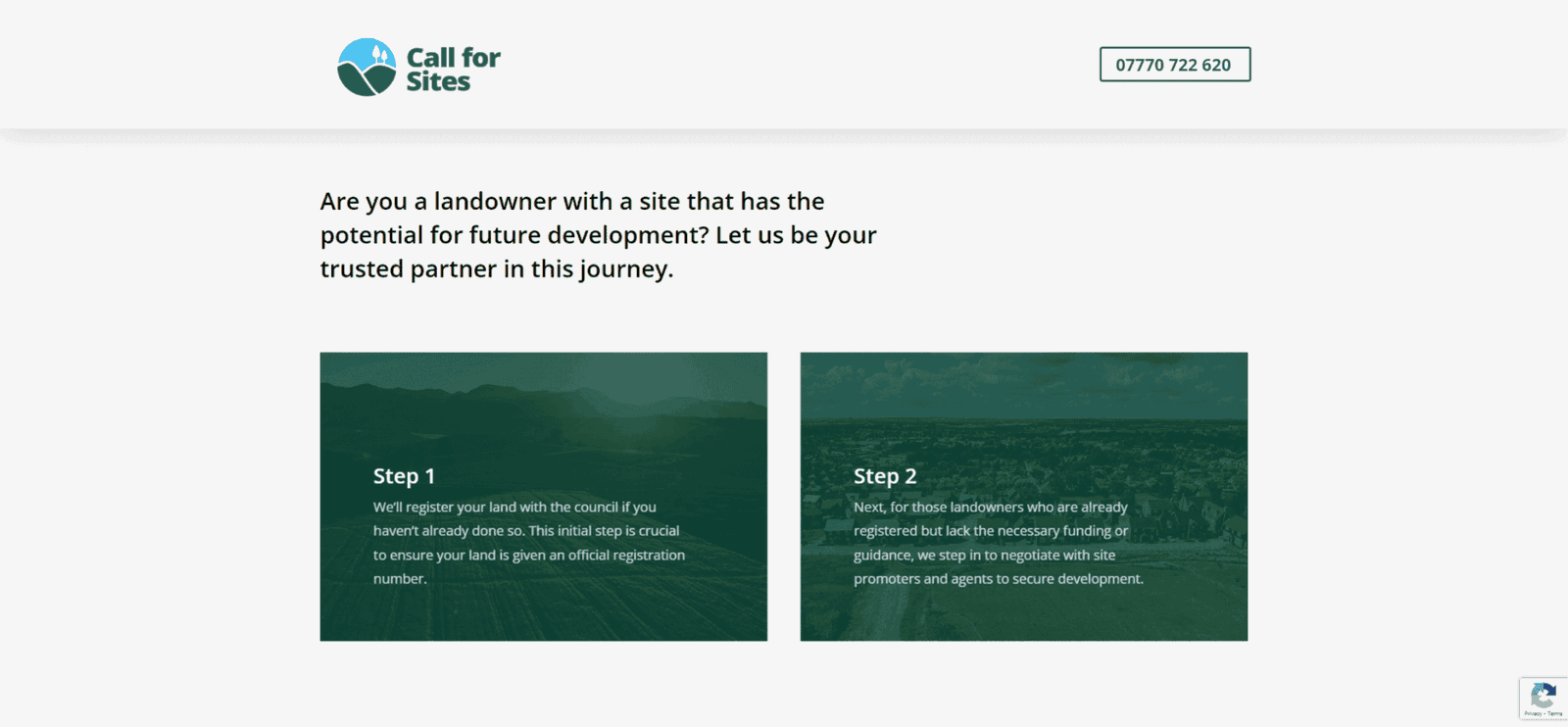 Call for Sites portfolio image 3