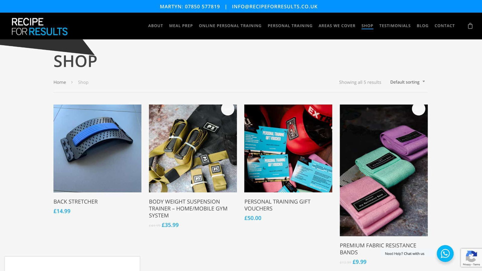 Recipe for Results portfolio image 3