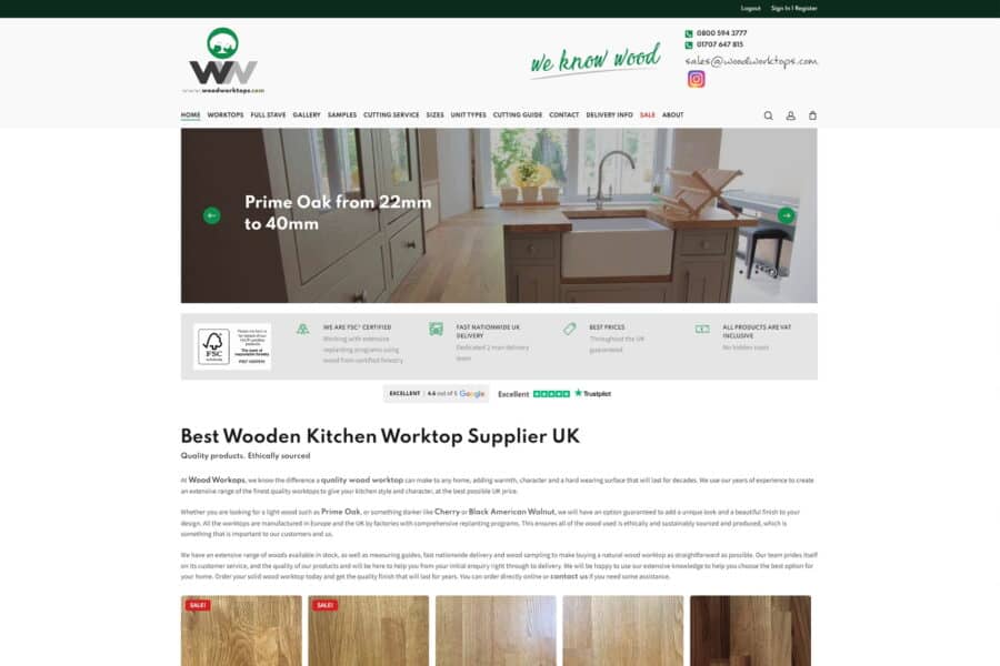 Wood Worktops portfolio image 2